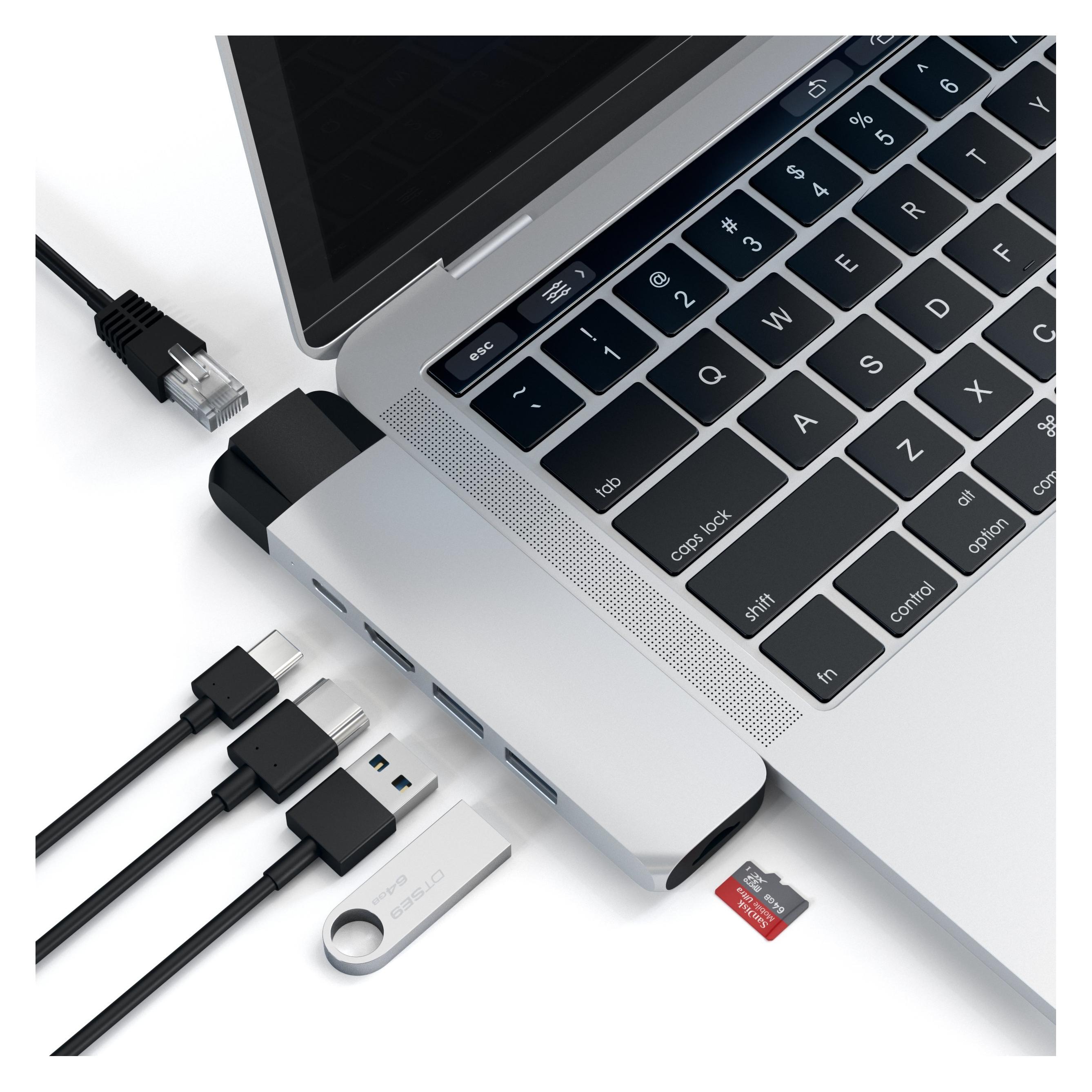 Satechi USB Dual-C Hub (USB-C, 6 Ports) (ST-TCPHES)