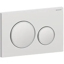 Geberit Sigma 20 Round Betätigungsplatte 115882JQ1 Platte und Tasten mattchrom lackiert