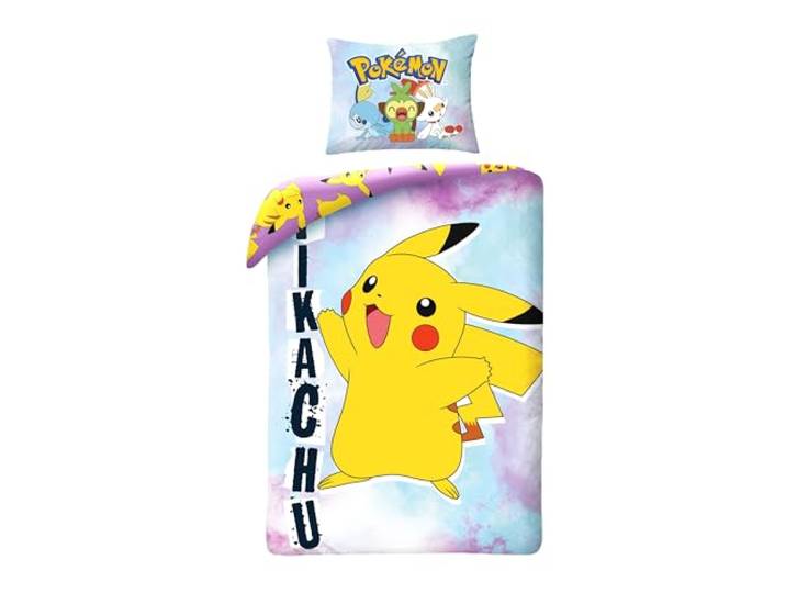 Pokémon Pikachu 1-Persoons Dekbedovertrek 140x200 + Kussensloop 70x90
