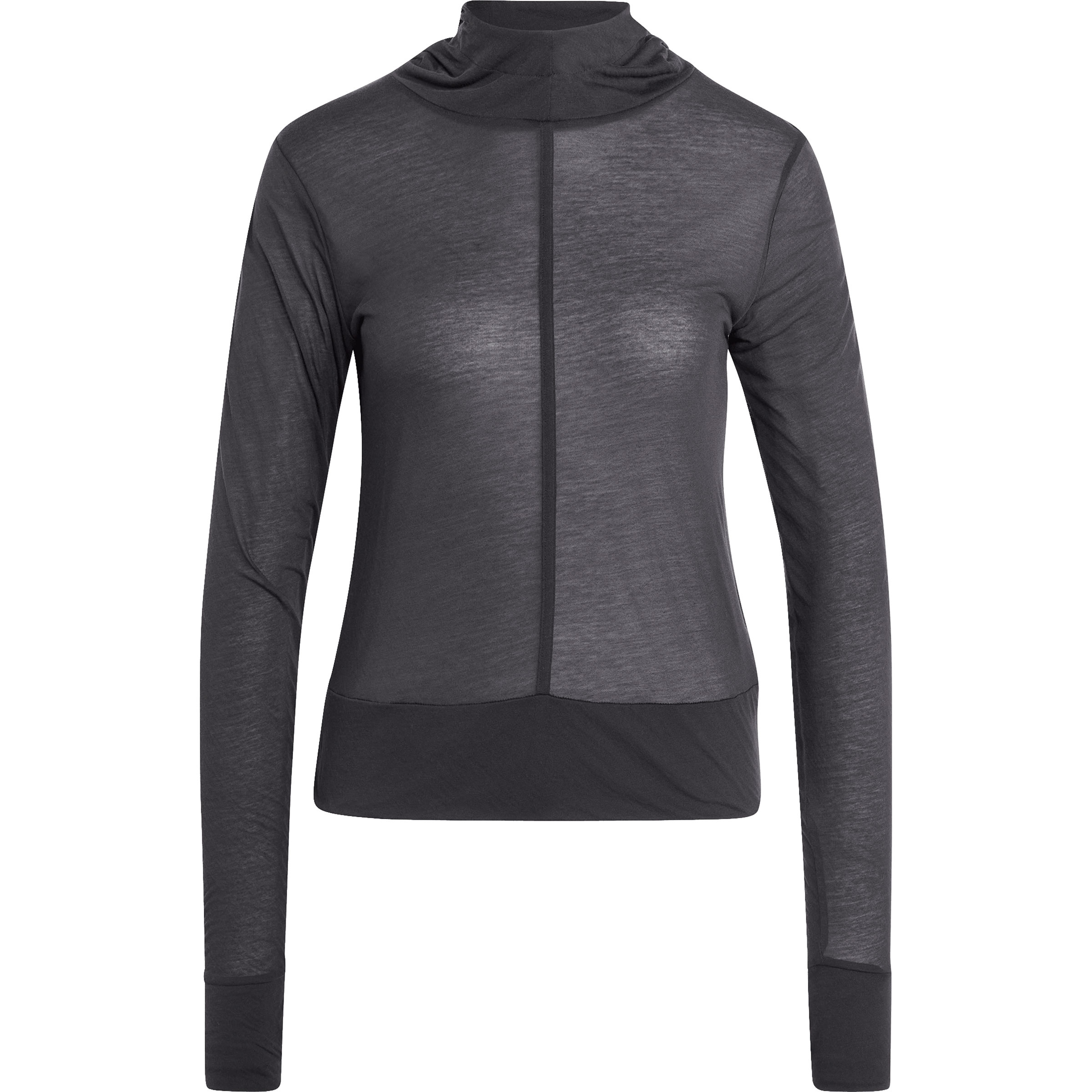 adidas Soft Lux Sheer Damen Longsleeves schwarz Größe S Lifestyle | Training & Fitness Schnell trocknend