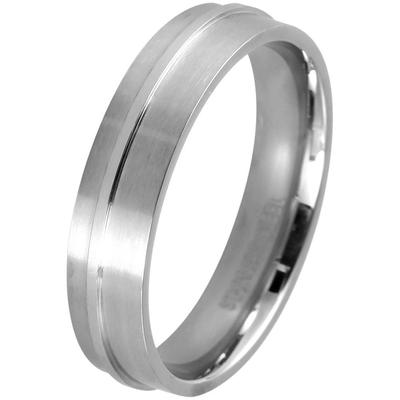 Fingerring AKZENT "Smart Touch, langlebig" Gr. 70, silber (silberfarbig), Fingerringe, Herren, 70, Edelstahl, Fingerring