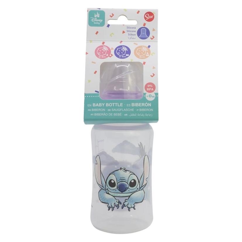 Stor Antikolikov Flasche für Neugeborene Lilo und Stitch 240 ml (240 ml) (10902)