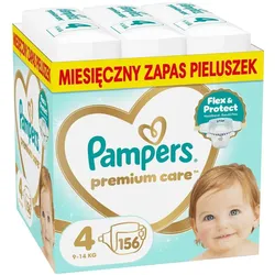 Pampers Premium Care Size 4 Diapers 156 Pieces (Gr. 4, 156 Stk.)