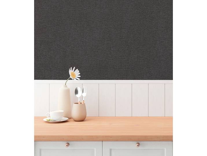 Papier peint Soft Weave 53 x 1005 x 0cm Noir
