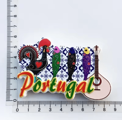 Inspire Picks Portugal Souvenir Fridge Magnets Lisbon Tram & Porto Travel Collection 23