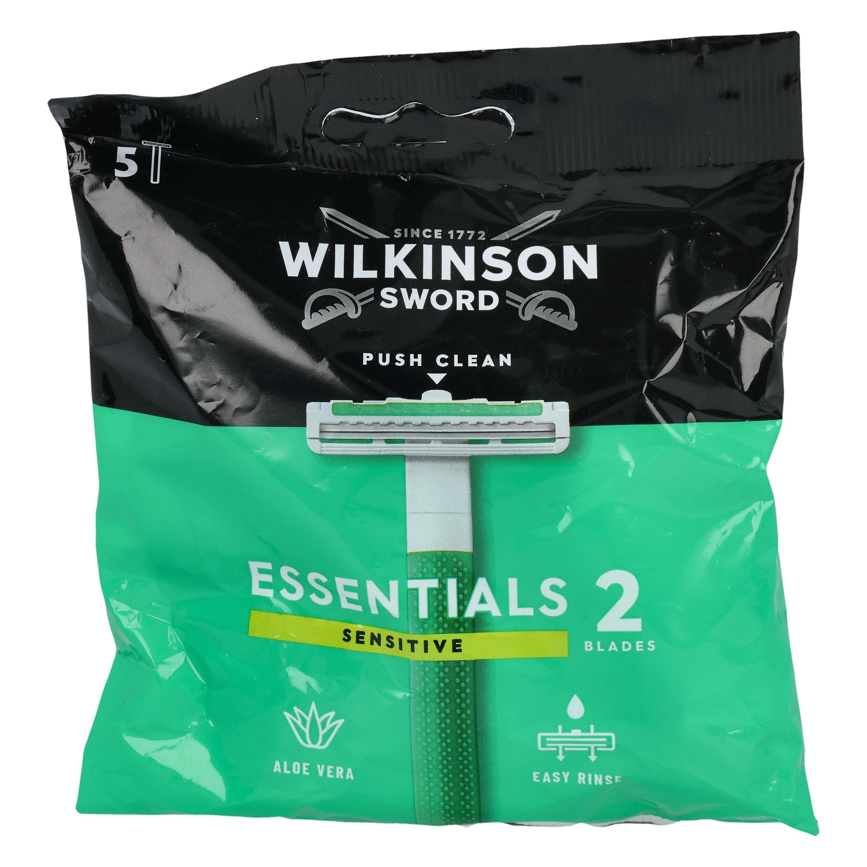 Wilkinson Einwegrasierer Extra Essential 2 Sensitive 5 Stück (W302348800)