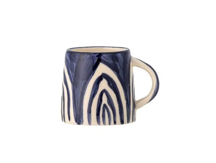 Bloomingville Espresso mok SHAMA blauwe koffiemok keramiek servies