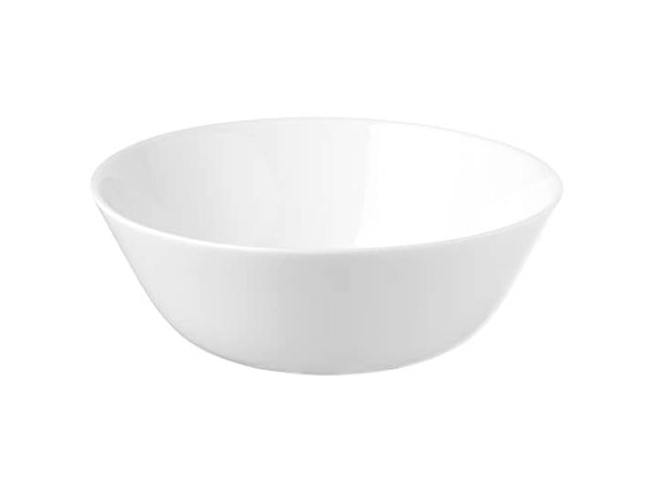 IKEA OFTAST Bol rond moderne en verre Passe au lave-vaisselle Blanc 15 cm 2 l