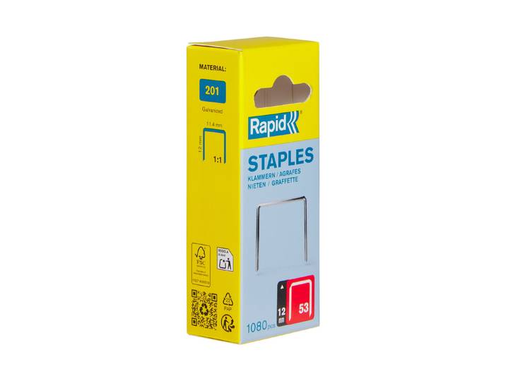 Rapid Heftklammern 12 mm 1080 Stück