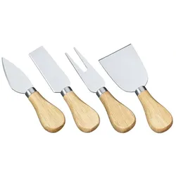 Cilio Käsemesser 4tlg. Edelstahl Silber