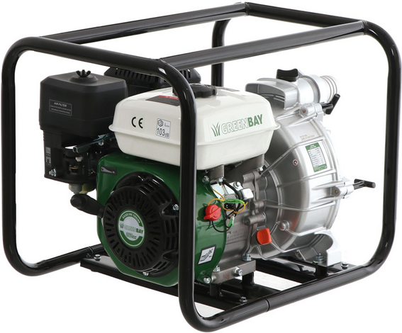 Greenbay GB-TWP 50 - Motopompa a scoppio acque sporche - Raccordi 50 mm