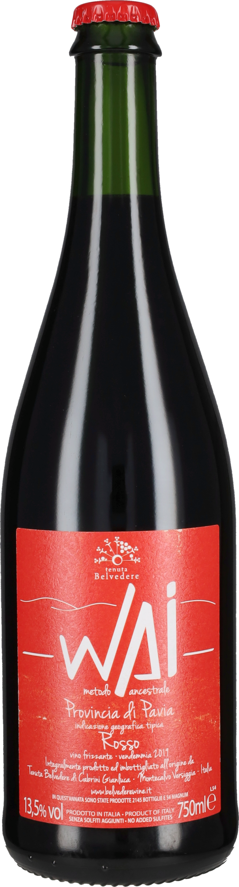 Rosso Frizzante 'Wai' Tenuta Belvedere 2019