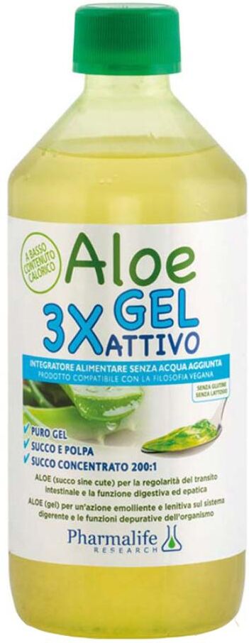 PHARMALIFE RESEARCH Srl ALOE GEL 3X ATTIVO 500ML