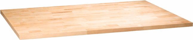 B2B Partner Werkbankplatte, Buche-Massiv-Platte, 1500 x 800 x 40 mm