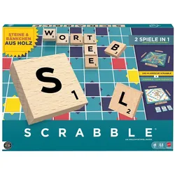 Mattel Scrabble Core Wood (D) (Deutsch, 2 - 4 Spieler)