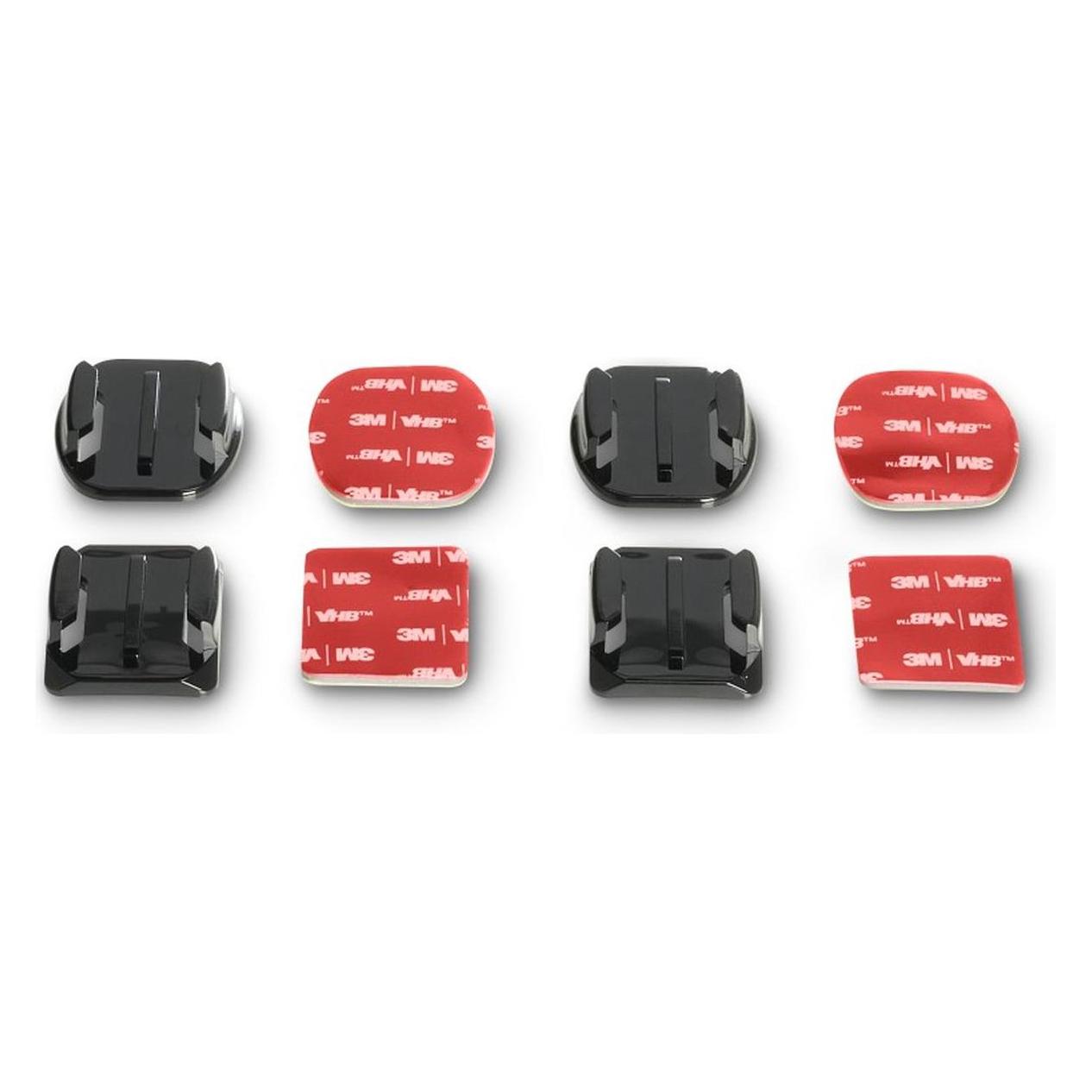 Hama Zelfklevende Holder For Actioncams Plat EN Curved 4 ST w/ Kleefstrips (00004569)