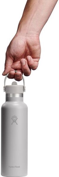 Hydro Flask Flex Straw Drikkeflaske, Lysegrå 621ml