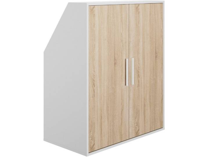 Gami Kleiderschrank UNDER Schrägschrank mit einer Tür
