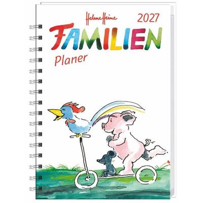 Helme Heine: Familienplaner-Buch A6 2027