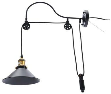 Multicon Wholesale Hub Vintage Industrial Gooseneck Lamp Wall Sconce Metal Pulley Light Fixture Vintage Industrial Gooseneck Lamp Wall Sconce Metal Pulley Light Fixture