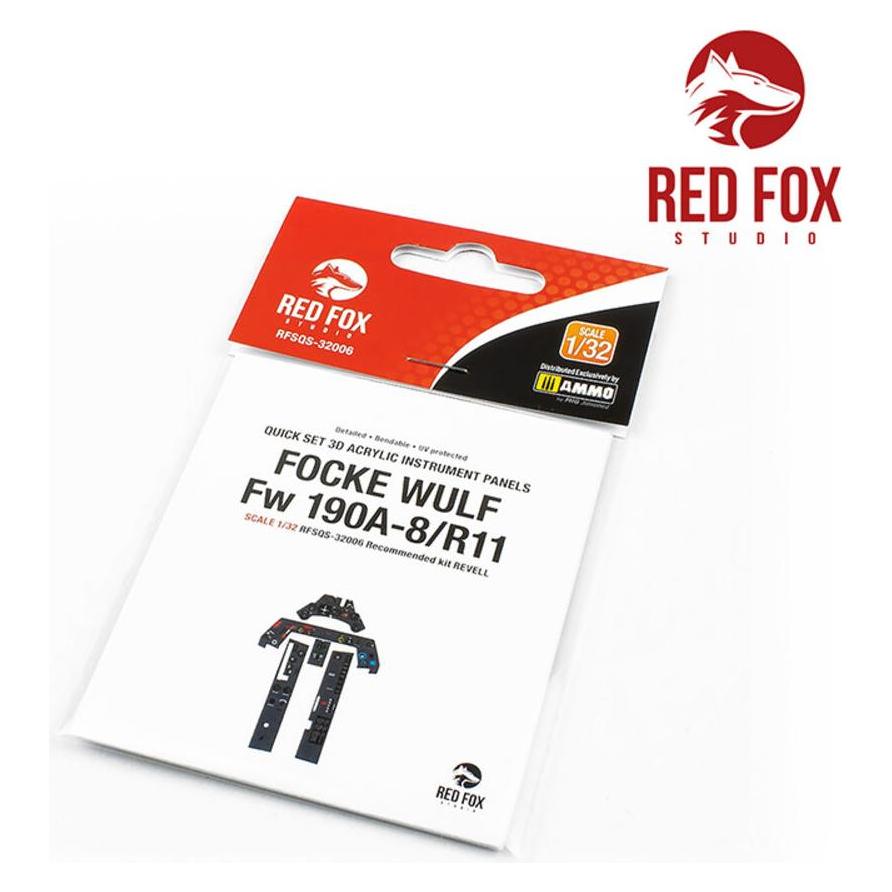 Red Fox 1/32 Focke-Wulf Fw190 A-8/R11 (for Revell kit) (RFSQS-32006)