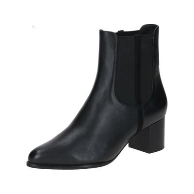 Stiefelette PETER KAISER "Peter Kaiser Stiefelette Nappaleder", Damen, Gr. 39, schwarz, Nappaleder, Schuhe Stiefelette