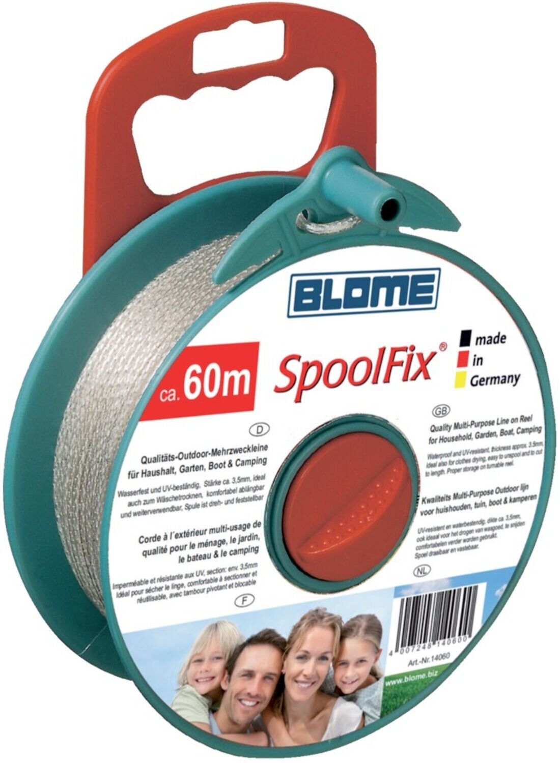 Blome Wäscheleine Spoolfix 60 m lang (14060)