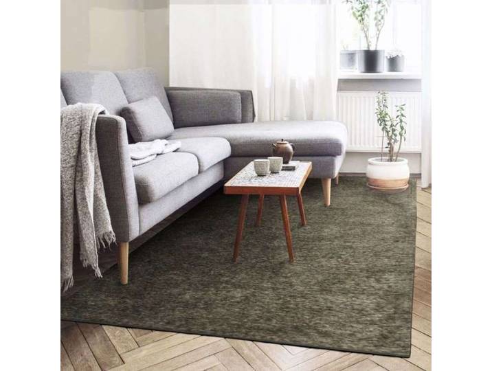 Tapis texturé vintage taupe 190x290