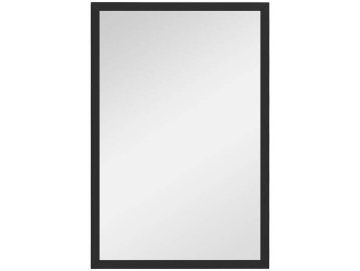Homcom Wandspiegel MDF Glas Schwarz, Holzwerkstoff, 2x60x40 cm, Spiegel