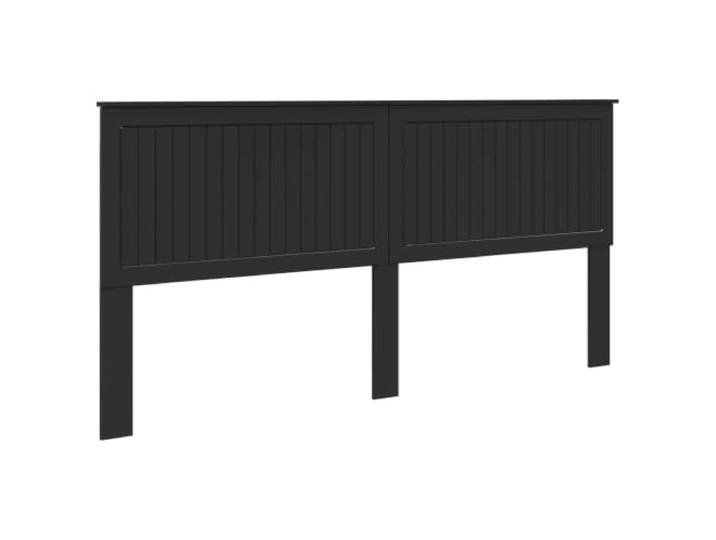 KTHLBRH Kopfteil Eiche Schwarz Holz Technik 203 x 7 x 100 cm Minimalistisches Design, einfache Reinigung, einfache Montage, Rückenunterstützung, robust