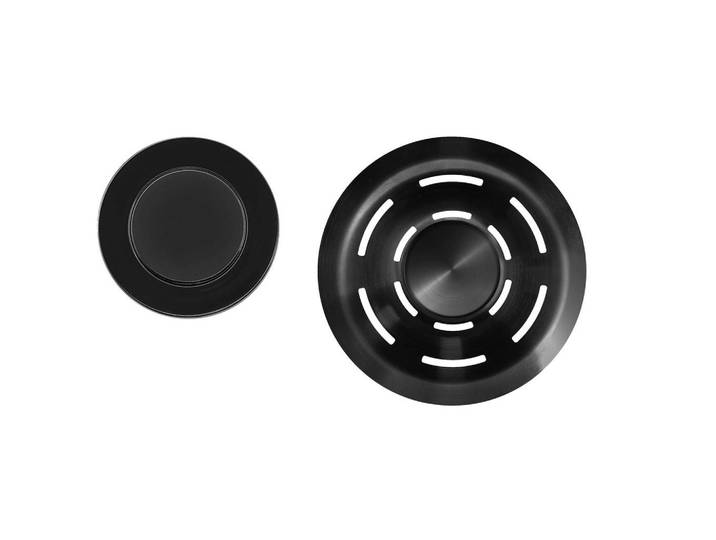 HKT Zugknopf, Schwarz, Metall, Küchen, Küchenausstattung, Küchenspülen, Edelstahlspüle