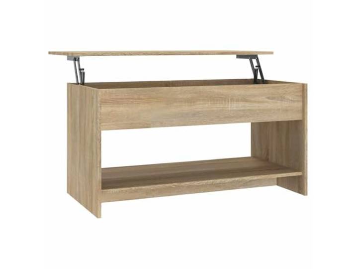 Favemtsl Couchtisch Sonoma-Eiche 102x50x52,5 cm Holzwerkstoff Stauraum Funktionaler Wohnzimmertisch mit anhebbarer Platte und integriertem Fach für eine aufgeräumte und moderne Einrichtung.