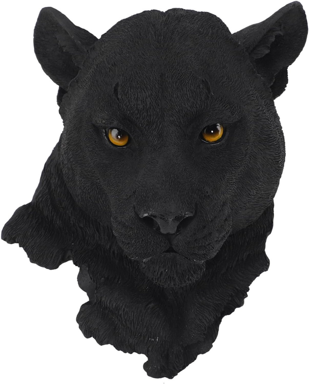 Vemera 3D Dierenkop Standbeeld - Zwarte Luipaard - Muursculptuur