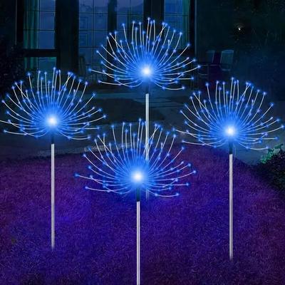 Uplift Picks Solar Garden Firework Lights Create Dazzling Outdoor Displays For Every Celebration blue 180 Leds 2 Pcs