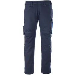 MASCOT Dortmund Hose mit Schenkeltaschen UNIQUE Schwarzblau / Kornblau 52 - 12079-203-01011-82C52 - Schwarzblau / Kornblau