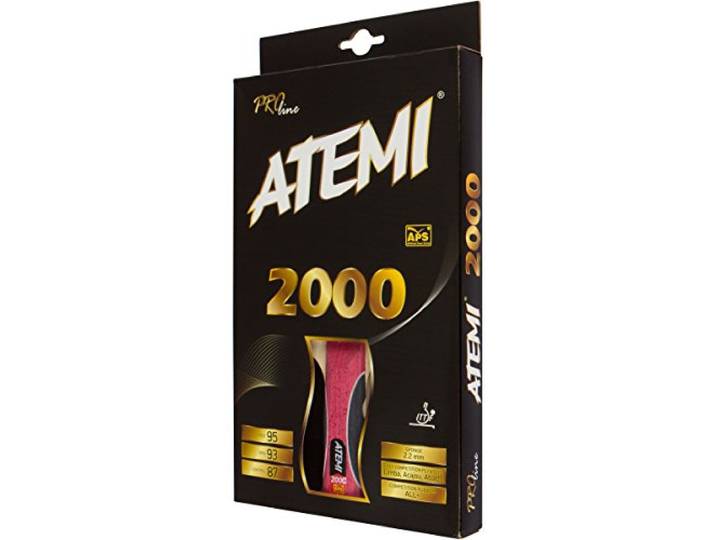 Atemi Pro Line 2000 Superior Control & Power Tafeltennisbatje – ITFF goedgekeurd – Tafeltennisbatje van de beste kwaliteit – ideaal voor beginners en gevorderde spelers
