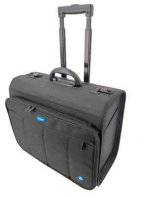 Pilotenkoffer Stop Ocean Plastic RPET SAMAR, Hauptfach, Laptopfach + Tabletfach, A4-Einsteckfach, Teleskopgriff, abschließbar, RPET, anthrazit
