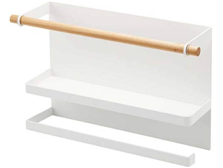 Yamazaki Porte-Rouleau essuie-Tout Blanc - Taille Unique