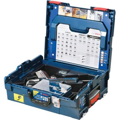 Elektro-Multifunktionswerkzeug BOSCH PROFESSIONAL "Multi-Cutter GOP 55-36 Multi-Cutter ZB L-BOXX", blau (dunkelblau), Multifunktionswerkzeug-Maschinen