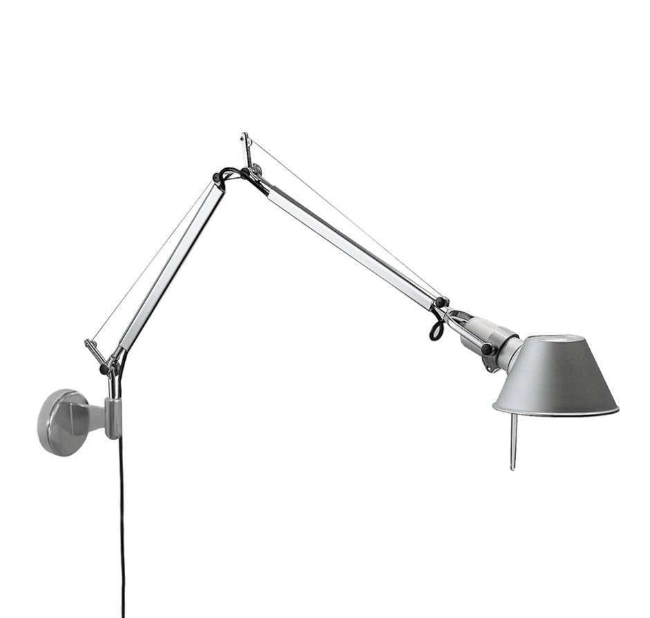 Artemide Tolomeo Micro Wandleuchte (aluminium) aluminium A010900+A025150