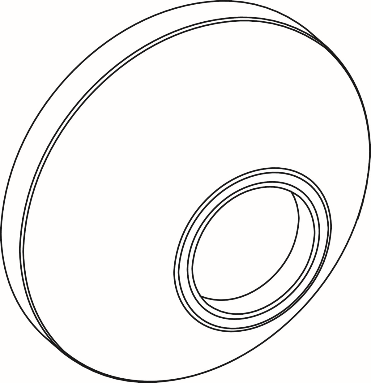 rosace Ideal Standard , A963489AA, chromé A963489AA