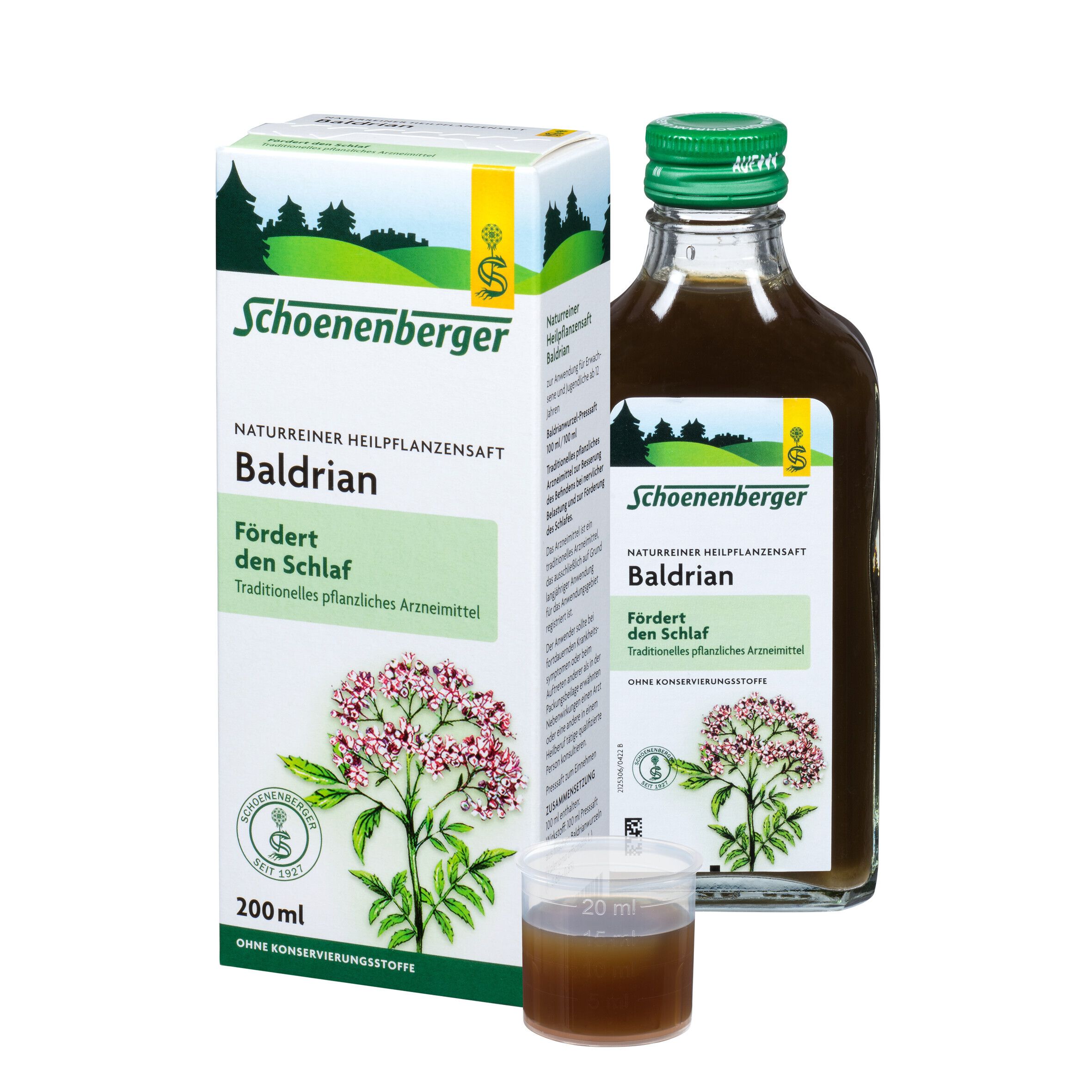 Baldrian Heilpflanzensäfte Schoenenberger 200 ml Saft