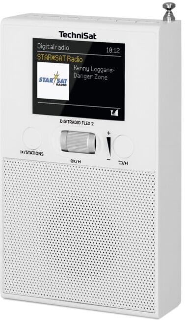technisat Radio numérique DIGITRADIOFLEX2 DAB+ Bluetooth blanc (0000/3972)