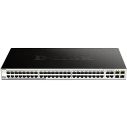 D-Link DGS-1210-52 Managed L2 Gigabit Ethernet (10/100/1000) 1U Schwarz