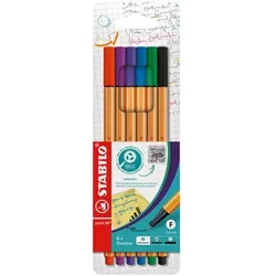 Stabilo 6er-Pack Fineliner »point 88 - Kreativ«