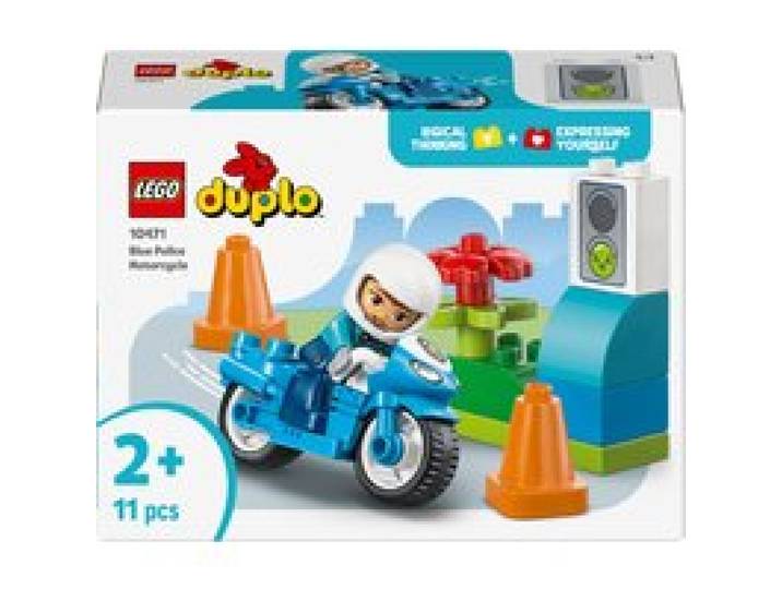 LEGO® DUPLO® 10471 Moto de police bleue