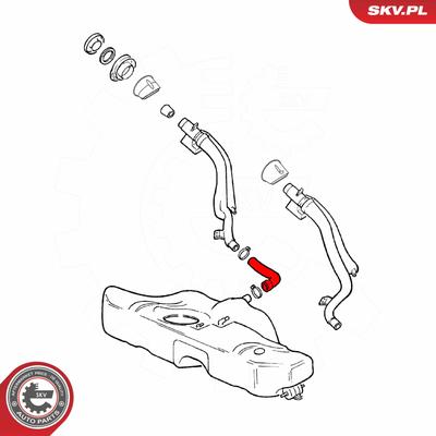 ESEN SKV Kraftstoffleitung 96skv082 für Opel
