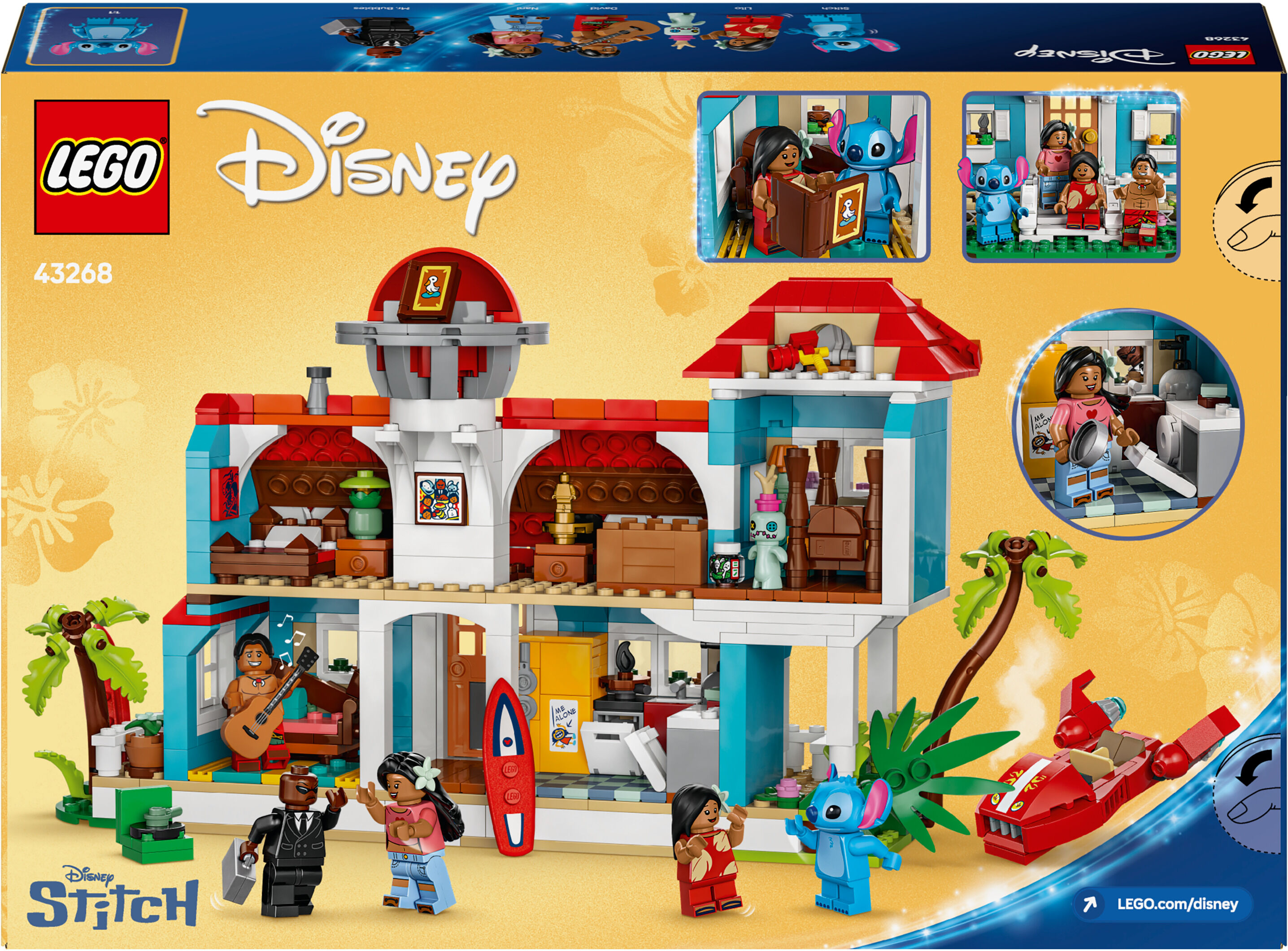 Lego DISNEY CLASSIC 43268 Das Strandhaus aus „Lilo und Stitch“