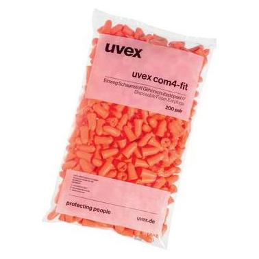 Uvex Gehörschutzstöpsel com4-fit 2112006 orange SNR 33 dB Größe S (2112006)