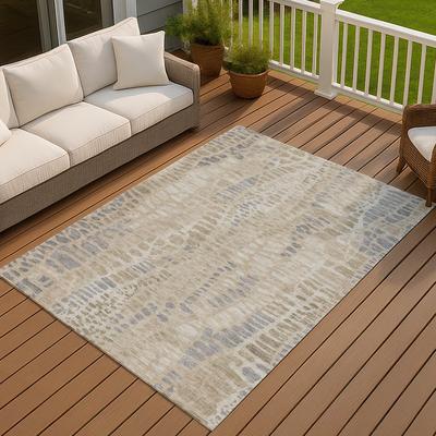 Addison Rugs Machine Washable Indoor/ Outdoor Modern Imprints Chantille Rug